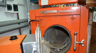 Pelletsbrenner Modernisierung in Viessmann heizkessel